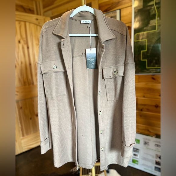 Taupe Shacket - Picture 2 of 2